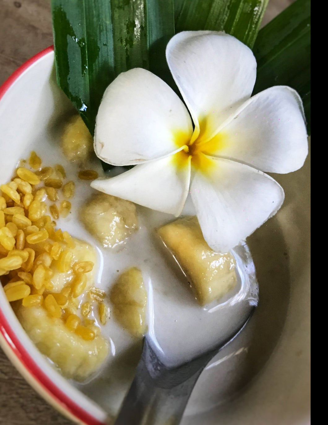 Banana in Sweet Coconut Milk